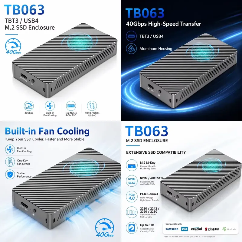 Nvme Ssd - AP01 for Active Cooled 3 USB4