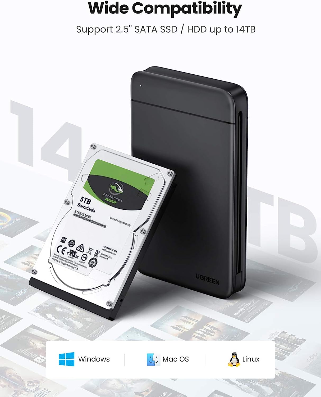 UGREEN USB C Hard Drive Enclos - External Ssd 评论和价格