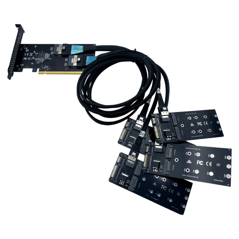 NEW PCIe X16 SFF‑8654 SlimSAS  - Memory Card Ssd 评论和价格