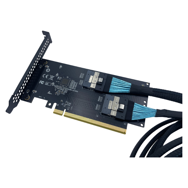 NEW PCIe X16 SFF‑8654 SlimSAS  - Memory Card Ssd 评论和价格