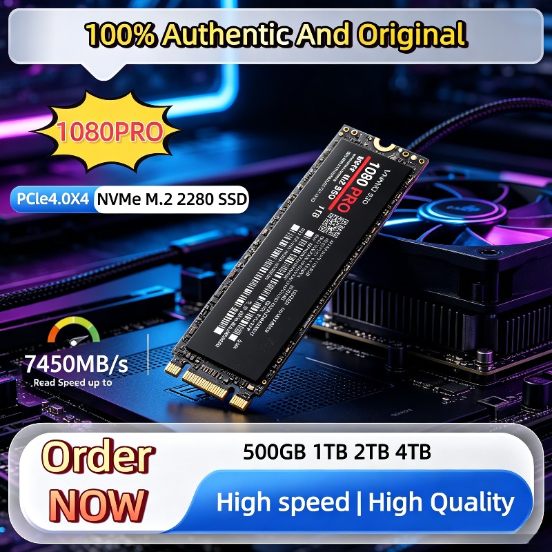 100% original 1080PRO PCIe 4.0 - Ssd 500Gb 评论和价格