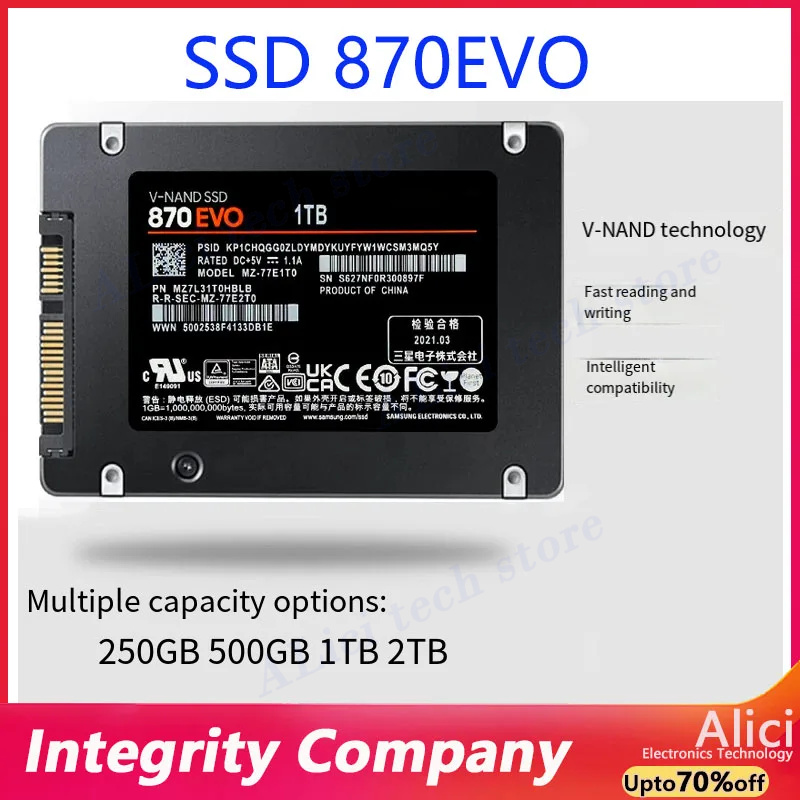 Original SSD FOR Samsung 870EV - Samsung Ssd 评论和价格