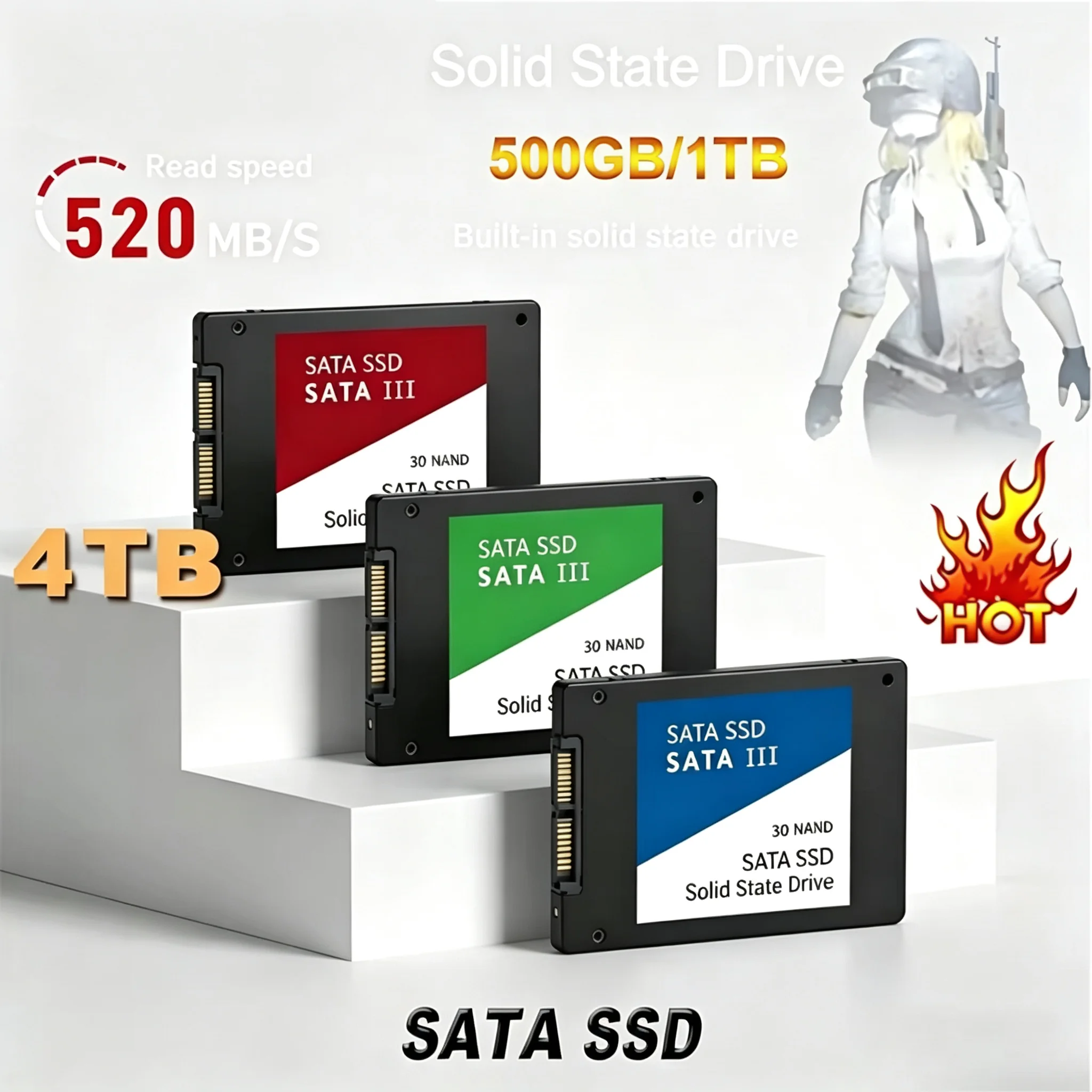 High Speed 500G 1TB 2TB 4TB So - Ssd 500Gb 评论和价格