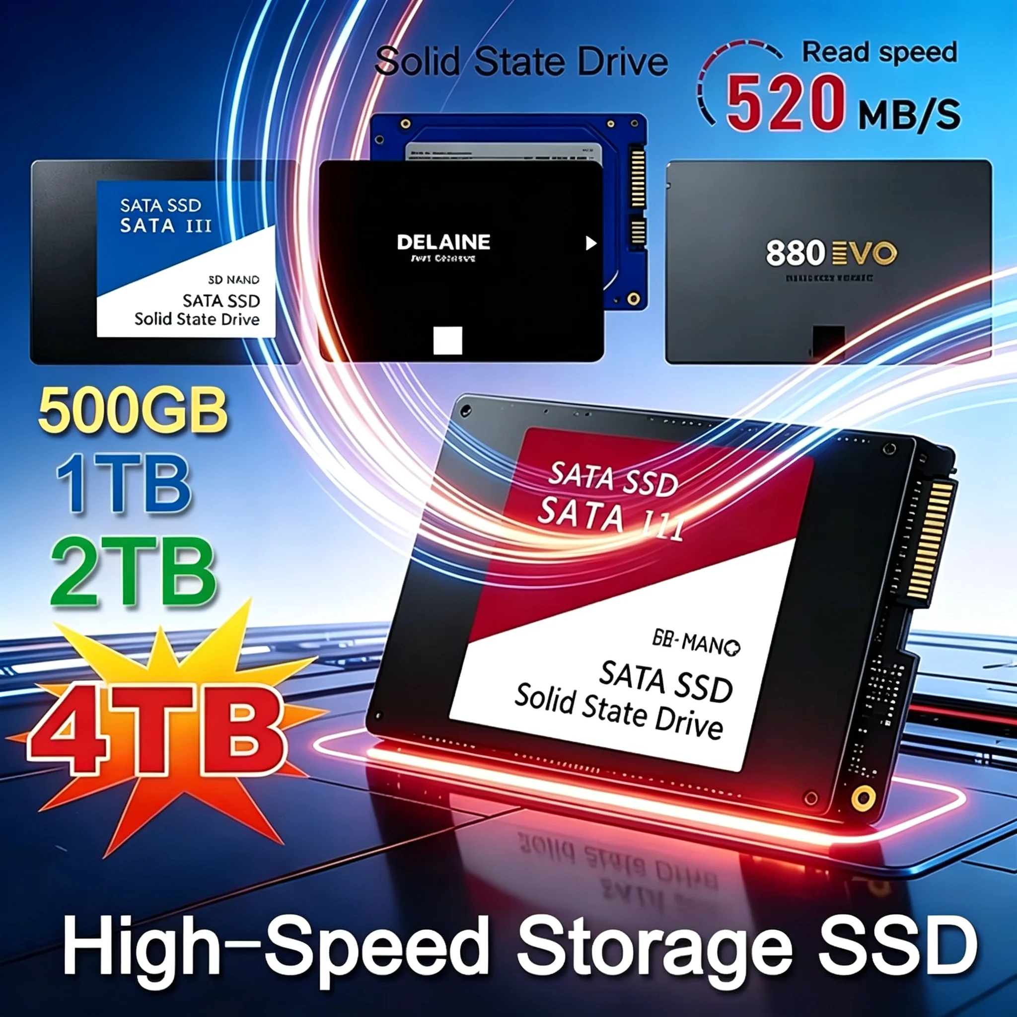 High Speed 500G 1TB 2TB 4TB So - Ssd 500Gb 评论和价格