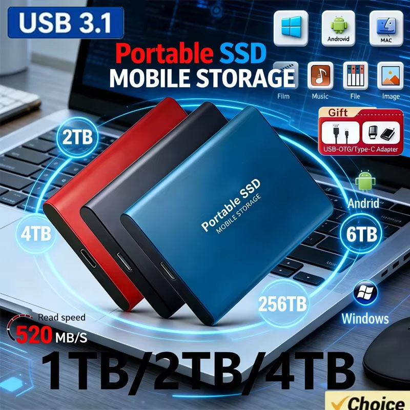 256TB SSD High-speed SSD USB 3 - External Ssd 评论和价格