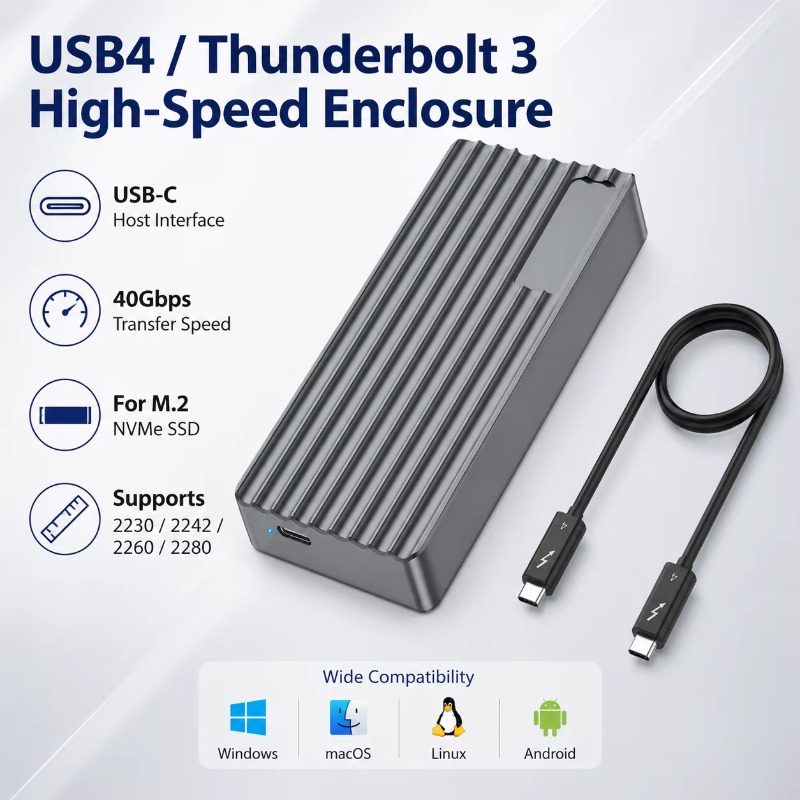 TBT3/USB4 M.2 NVMe SSD Enclosu - External Ssd 评论和价格