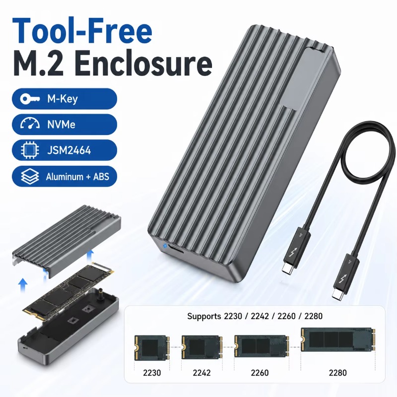 TBT3/USB4 M.2 NVMe SSD Enclosu - External Ssd 评论和价格