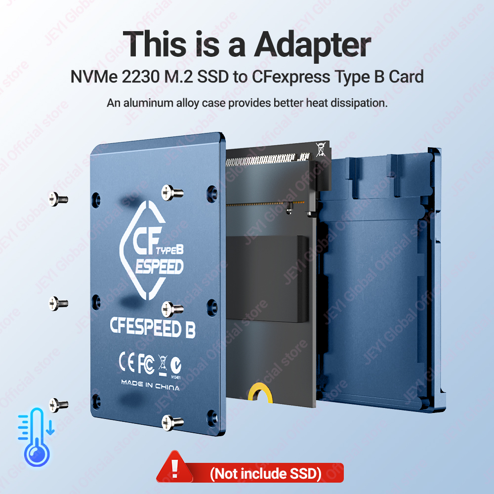 JEYI CF-Express Type-B to M.2  - Memory Card Ssd 评论和价格