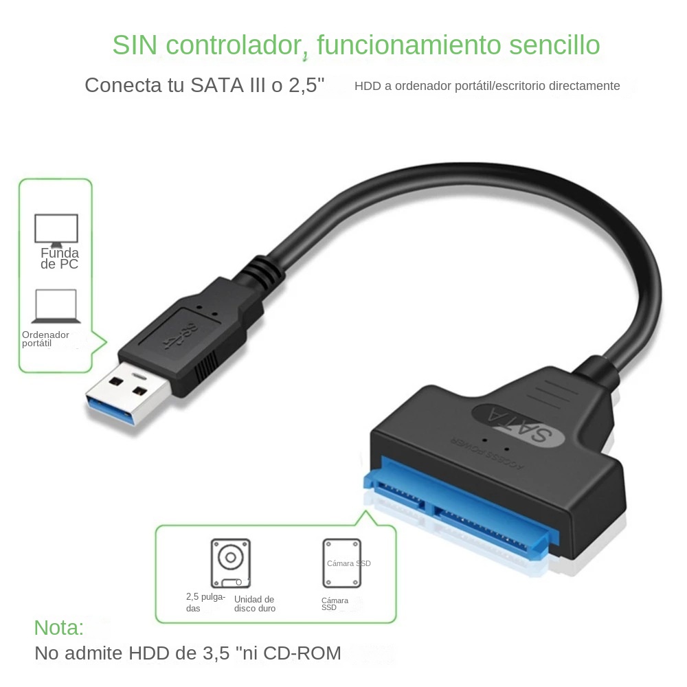 USB 3.0 SATA 3 Cable Sata To U - External Ssd 评论和价格